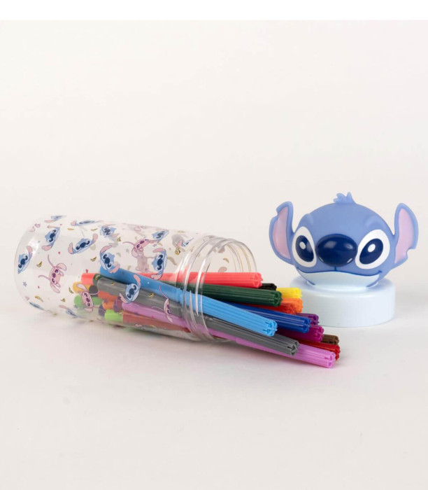 БУРКАН С ФЛУМАСТЕРИ 18 ЦВЯТА STITCH