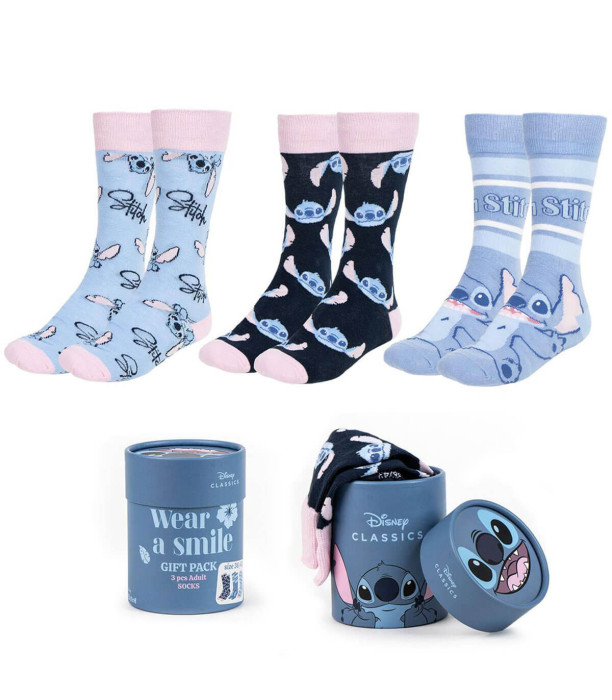 3 БР. ЮНОШЕСКИ ЧОРАПИ STITCH PREMIUM КУТИЯ 36/43
