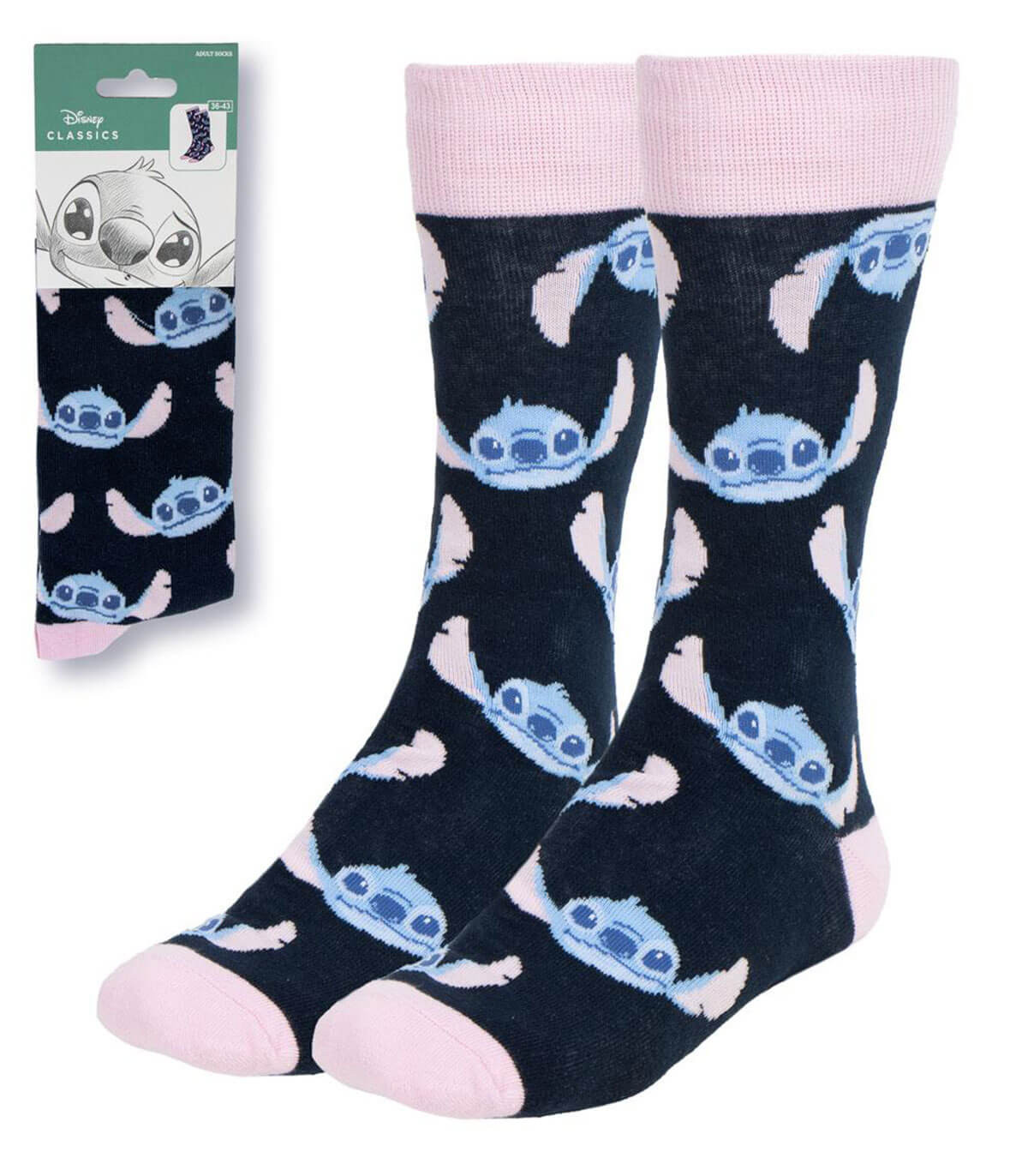 ЮНОШЕСКИ ЧОРАПИ STITCH СИН 36/43