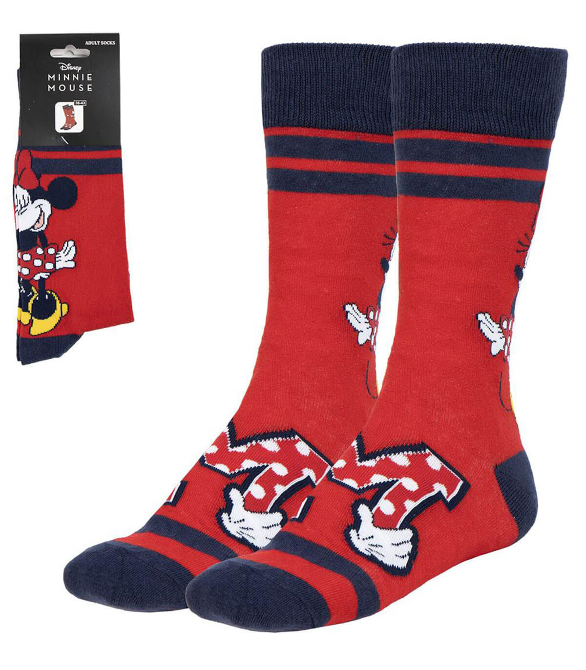 ЮНОШЕСКИ ЧОРАПИ MINNIE ЧЕРВЕНИ 36/43