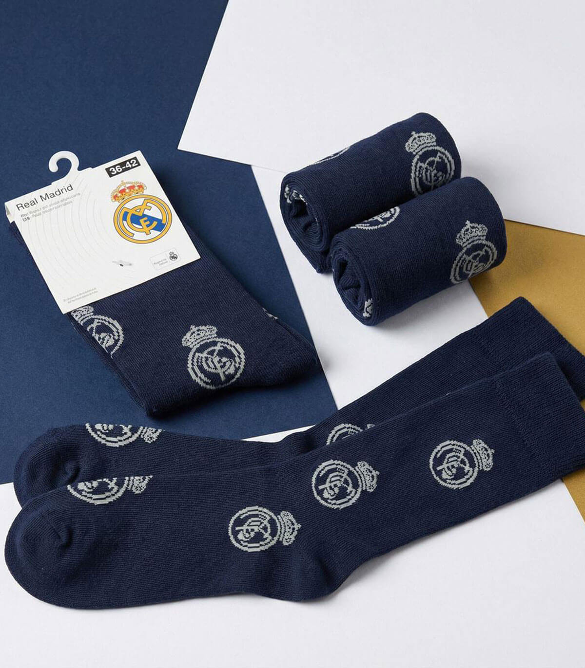 ДЕТСКИ ЧОРАПИ REAL MADRID СИН 27-34