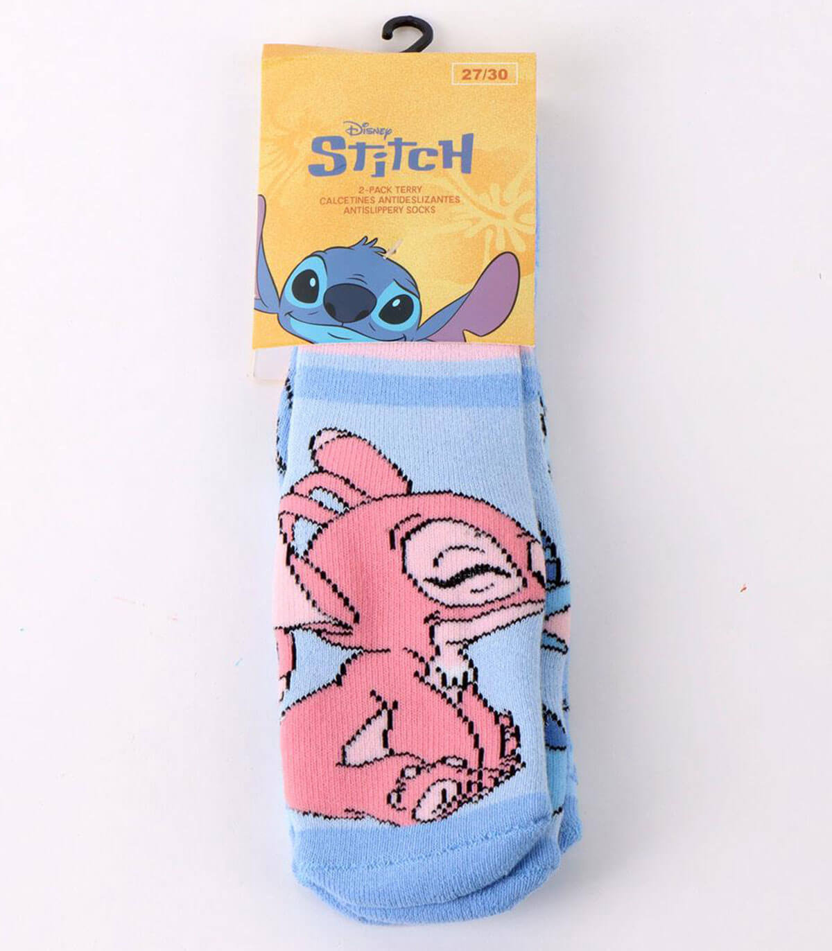 2 БР. ДЕТСКИ АНТИСЛИП STITCH & ANGEL 27-38