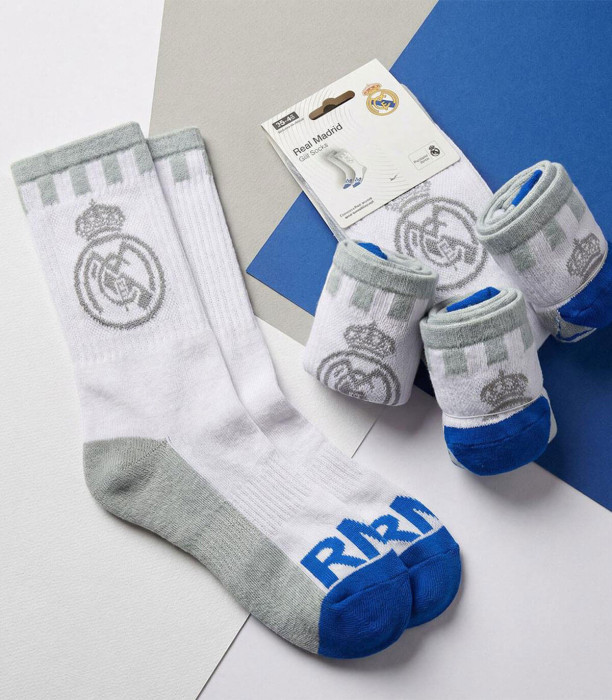 ЮНОШЕСКИ ЧОРАПИ REAL MADRID БЯЛ 38/45