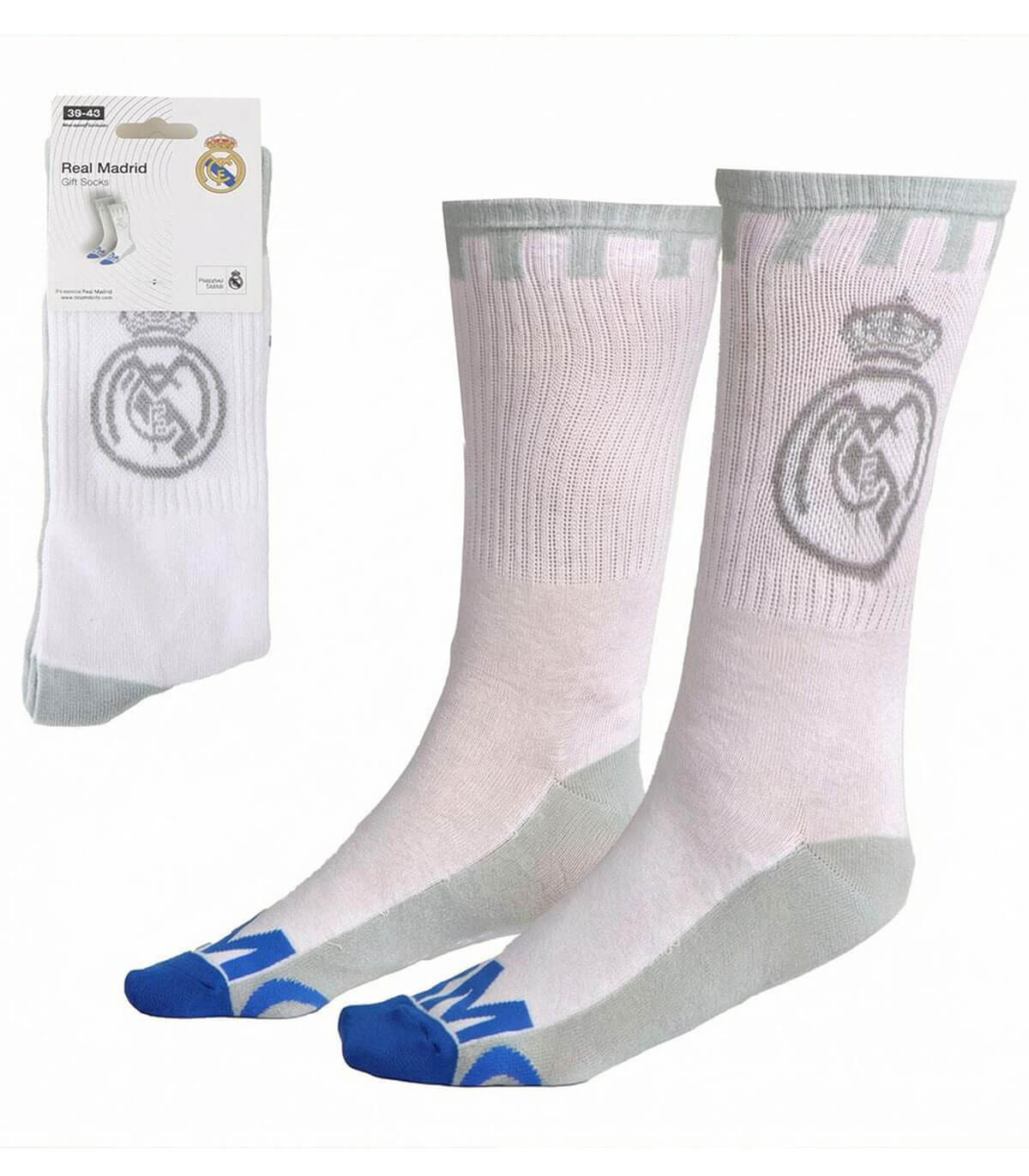 ЮНОШЕСКИ ЧОРАПИ REAL MADRID БЯЛ 38/45