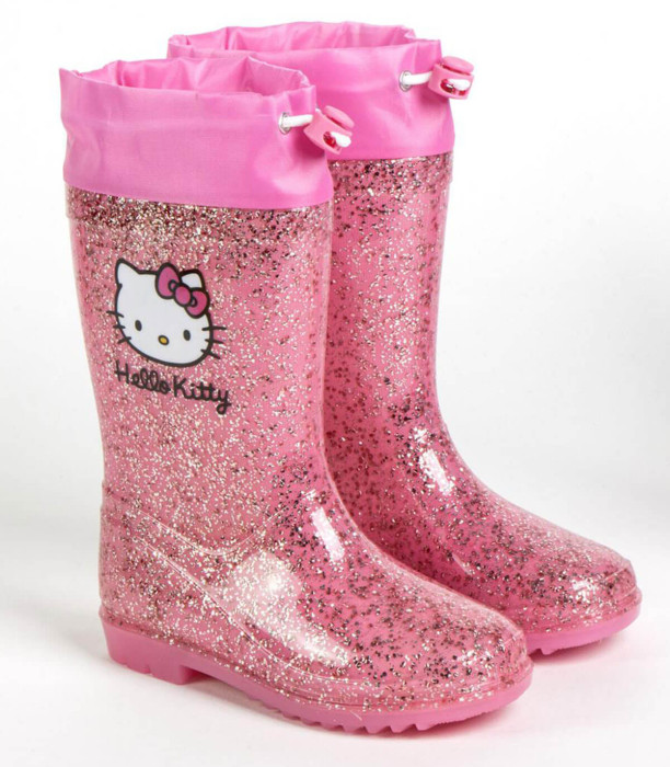 ДЕТСКИ БОТУШИ PVC HELLO KITTY 25-32