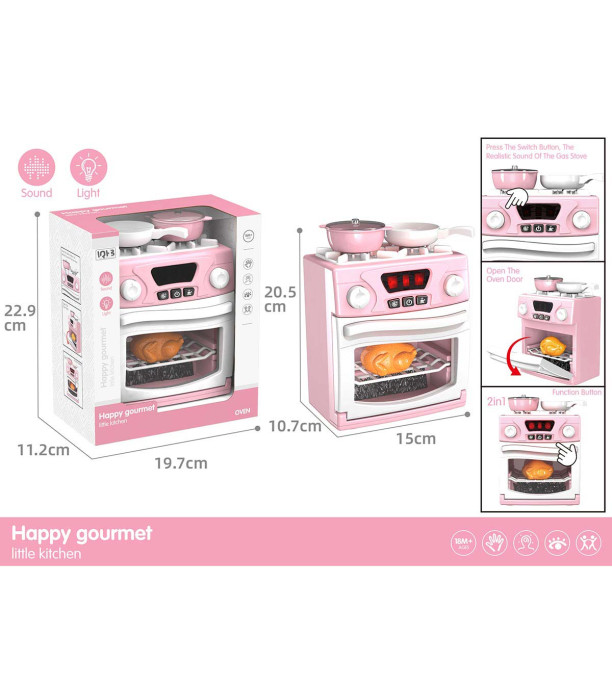 РОЗОВА ФУРНА С КОТЛОН HAPPY GOURMET