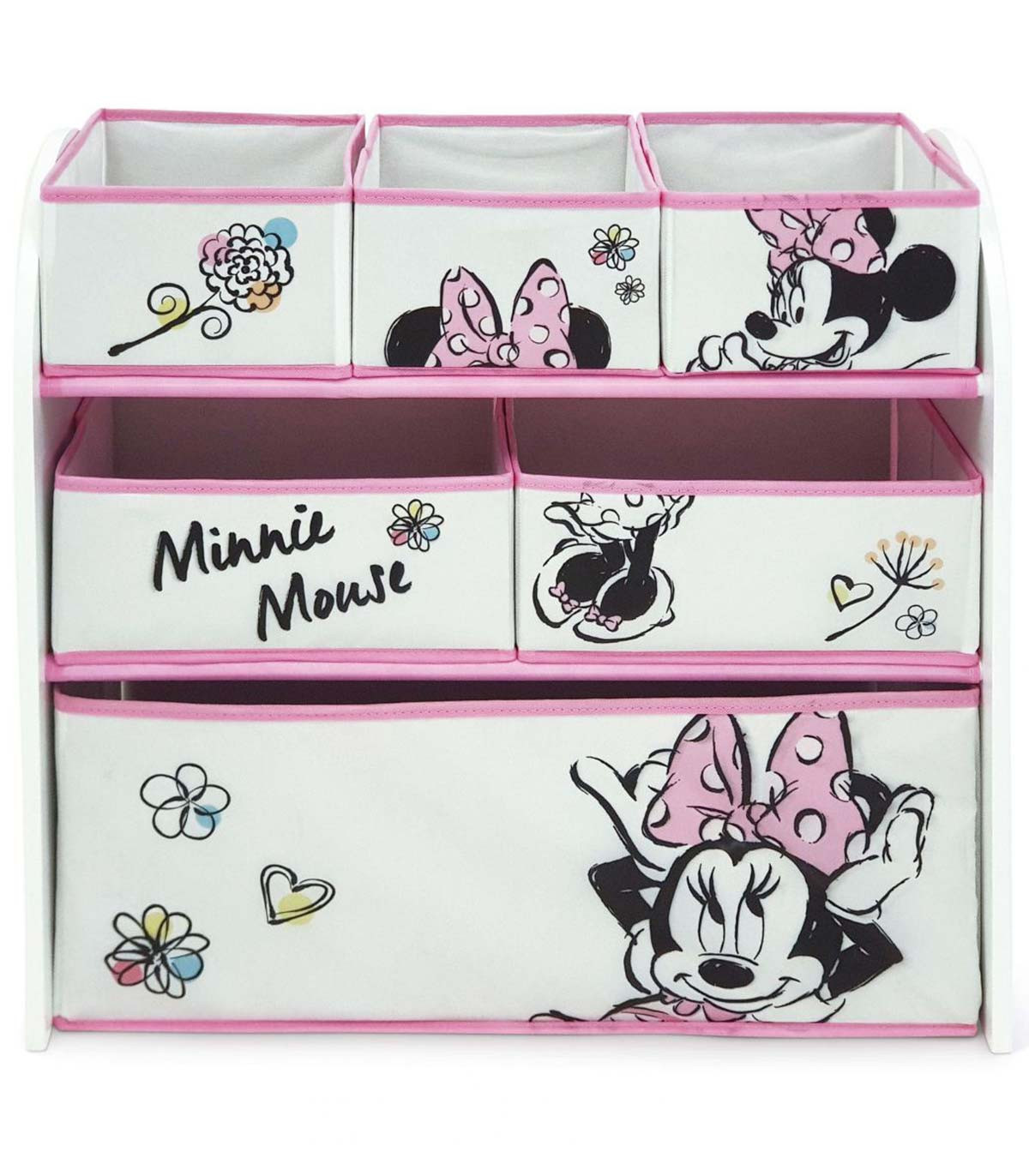 ОРГАНАЙЗЕР ЗА ИГРАЧКИ ДЪРВЕНА РАМКА MINNIE