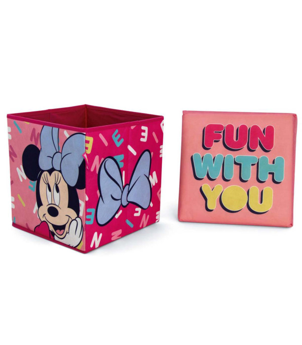 ТАБУРЕТКА КОШ ЗА ИГРАЧКИ 30 СМ MINNIE