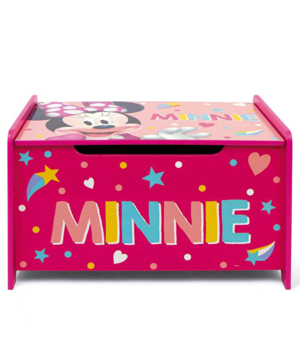 ДЪРВЕНА КУТИЯ ЗА ИГРАЧКИ MINNIE