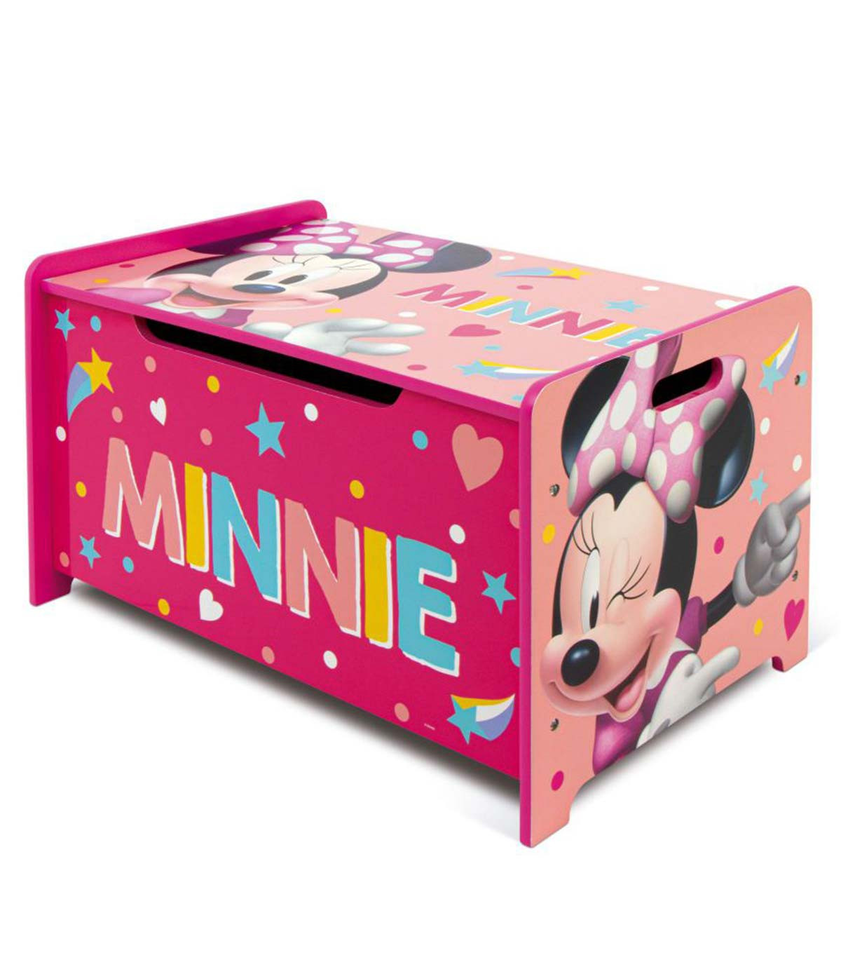 ДЪРВЕНА КУТИЯ ЗА ИГРАЧКИ MINNIE