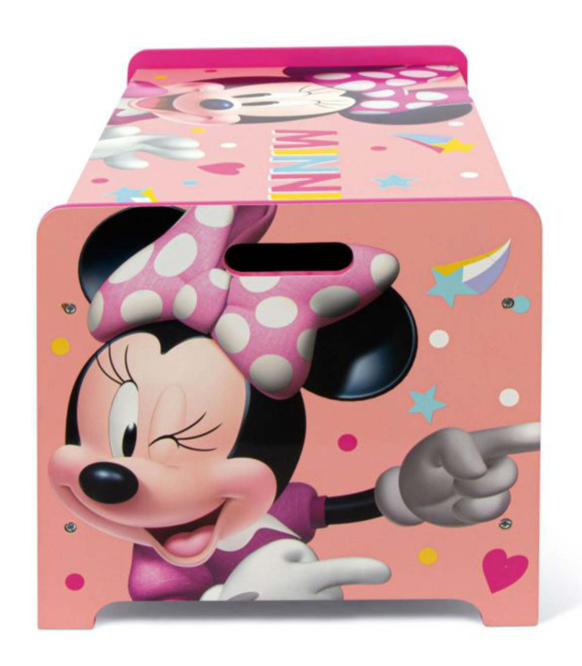 ДЪРВЕНА КУТИЯ ЗА ИГРАЧКИ MINNIE