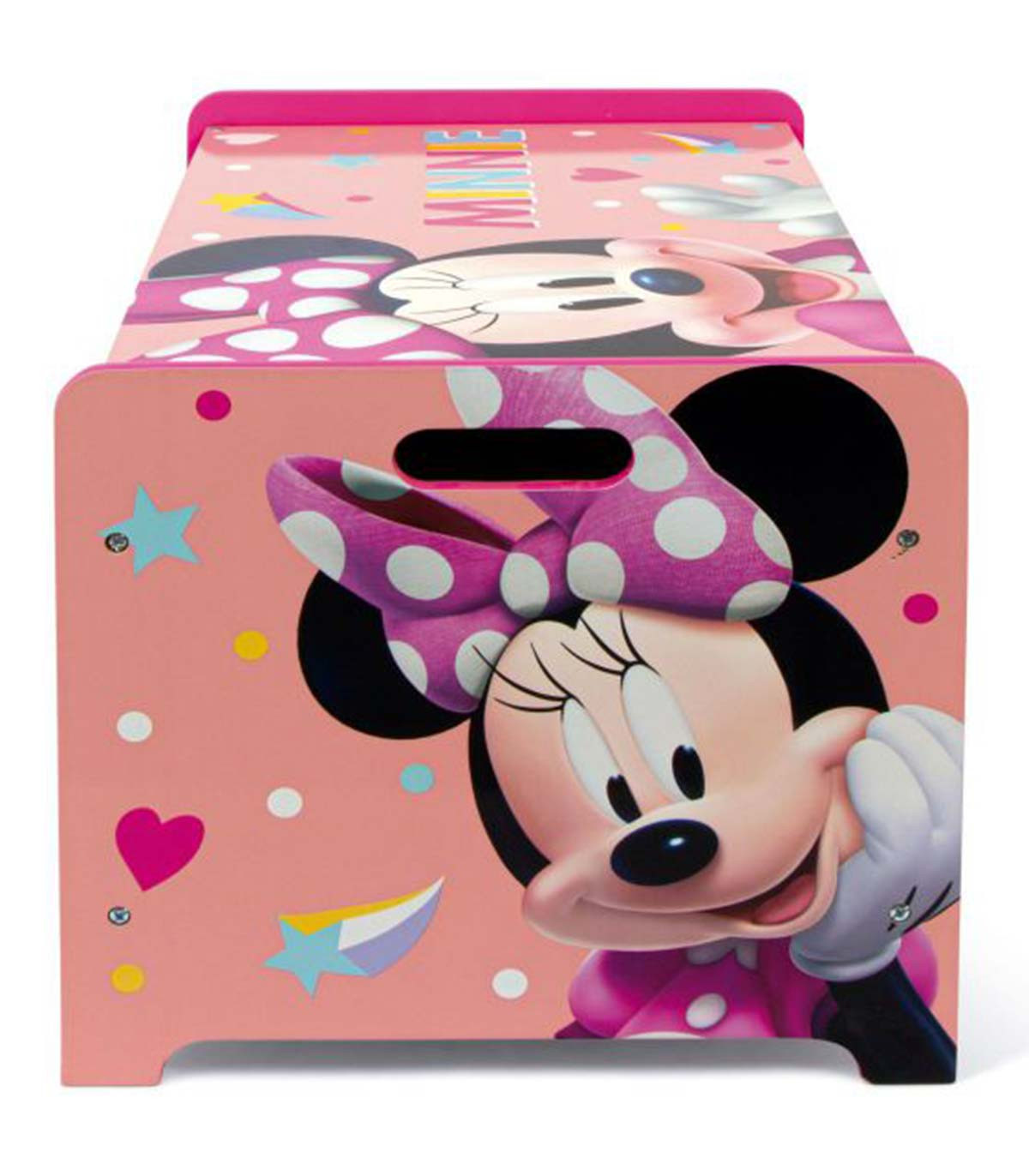 ДЪРВЕНА КУТИЯ ЗА ИГРАЧКИ MINNIE