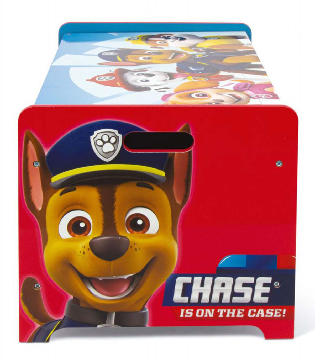 ДЪРВЕНА КУТИЯ ЗА ИГРАЧКИ PAW PATROL