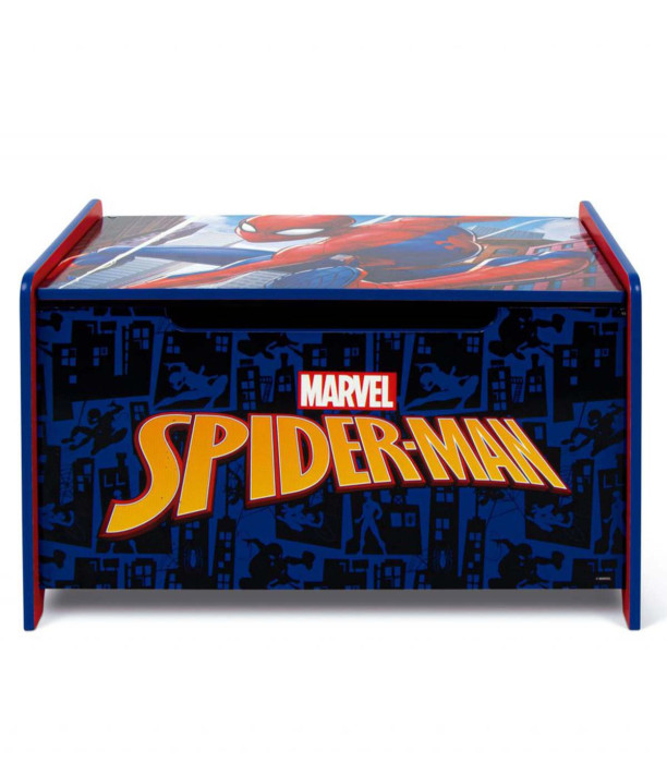 ДЪРВЕНА КУТИЯ ЗА ИГРАЧКИ SPIDERMAN