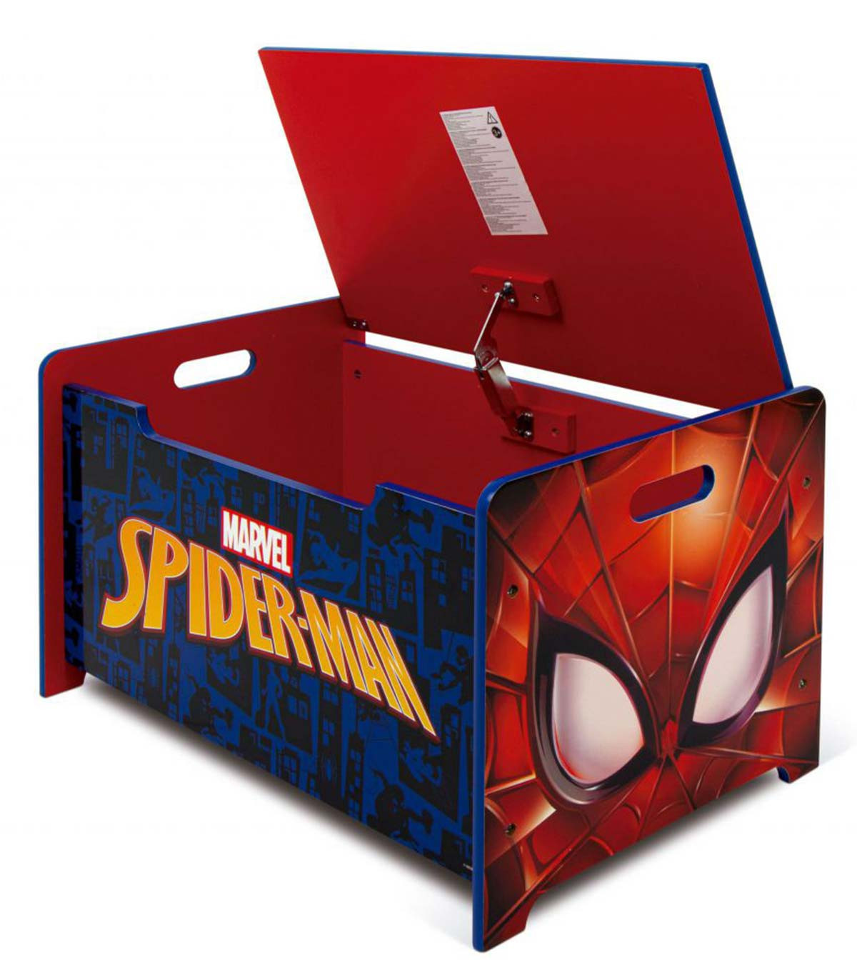 ДЪРВЕНА КУТИЯ ЗА ИГРАЧКИ SPIDERMAN