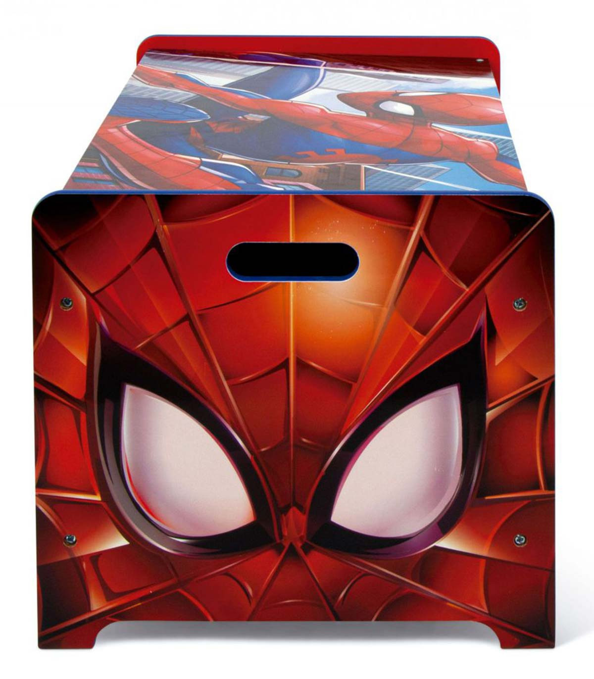 ДЪРВЕНА КУТИЯ ЗА ИГРАЧКИ SPIDERMAN