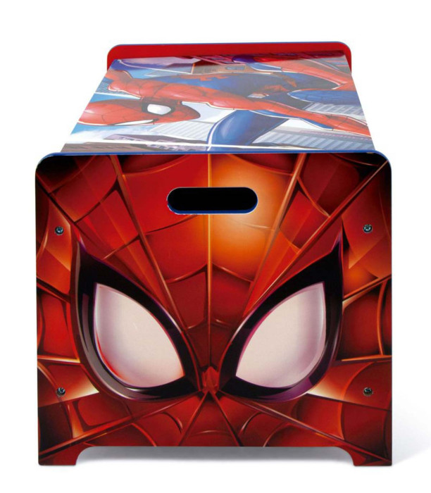 ДЪРВЕНА КУТИЯ ЗА ИГРАЧКИ SPIDERMAN