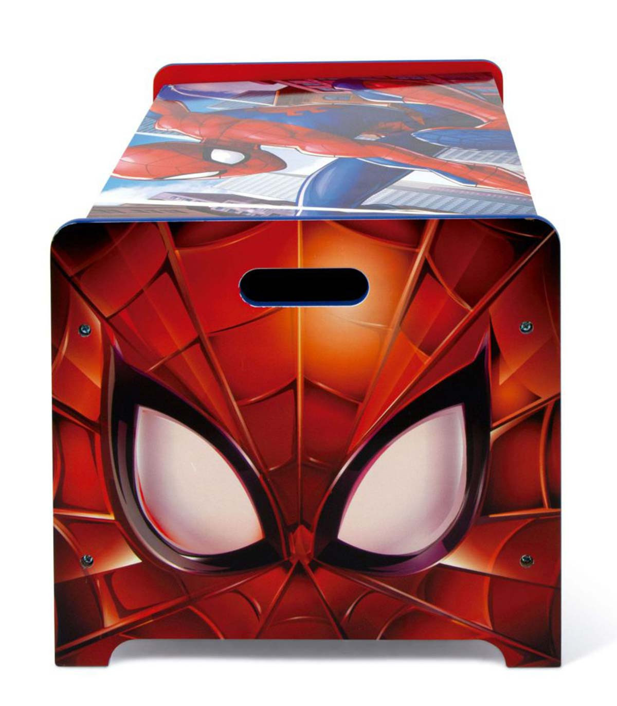 ДЪРВЕНА КУТИЯ ЗА ИГРАЧКИ SPIDERMAN