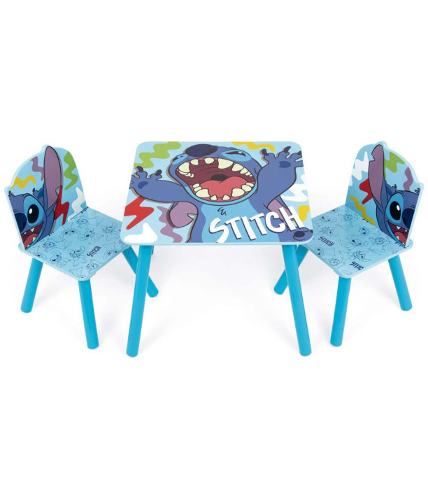 ДЪРВЕНА МАСА С 2 СТОЛА STITCH