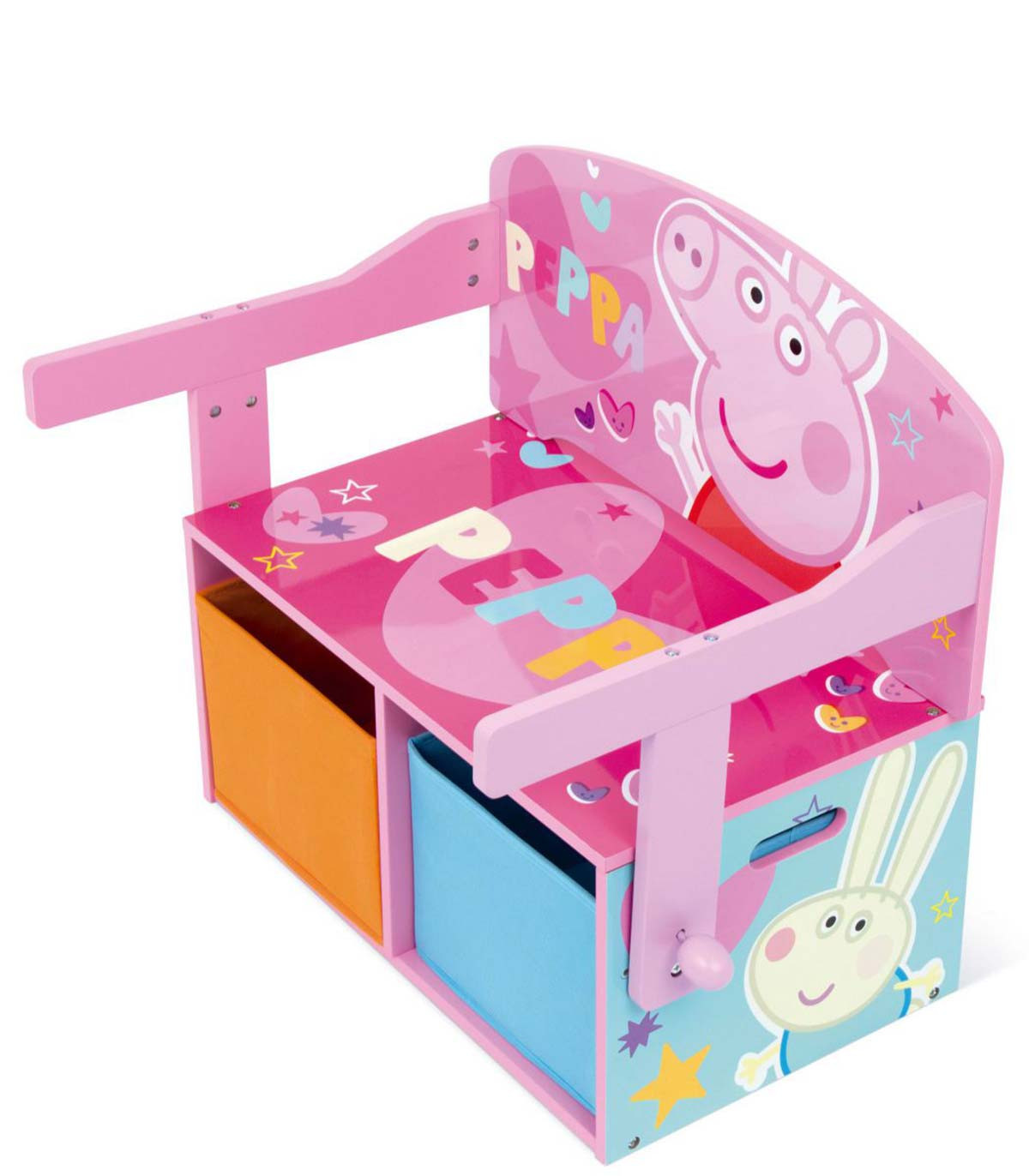 3в1 ДЪРВЕНА ПЕЙКА/БЮРО/ОРГАНАЙЗЕР PEPPA