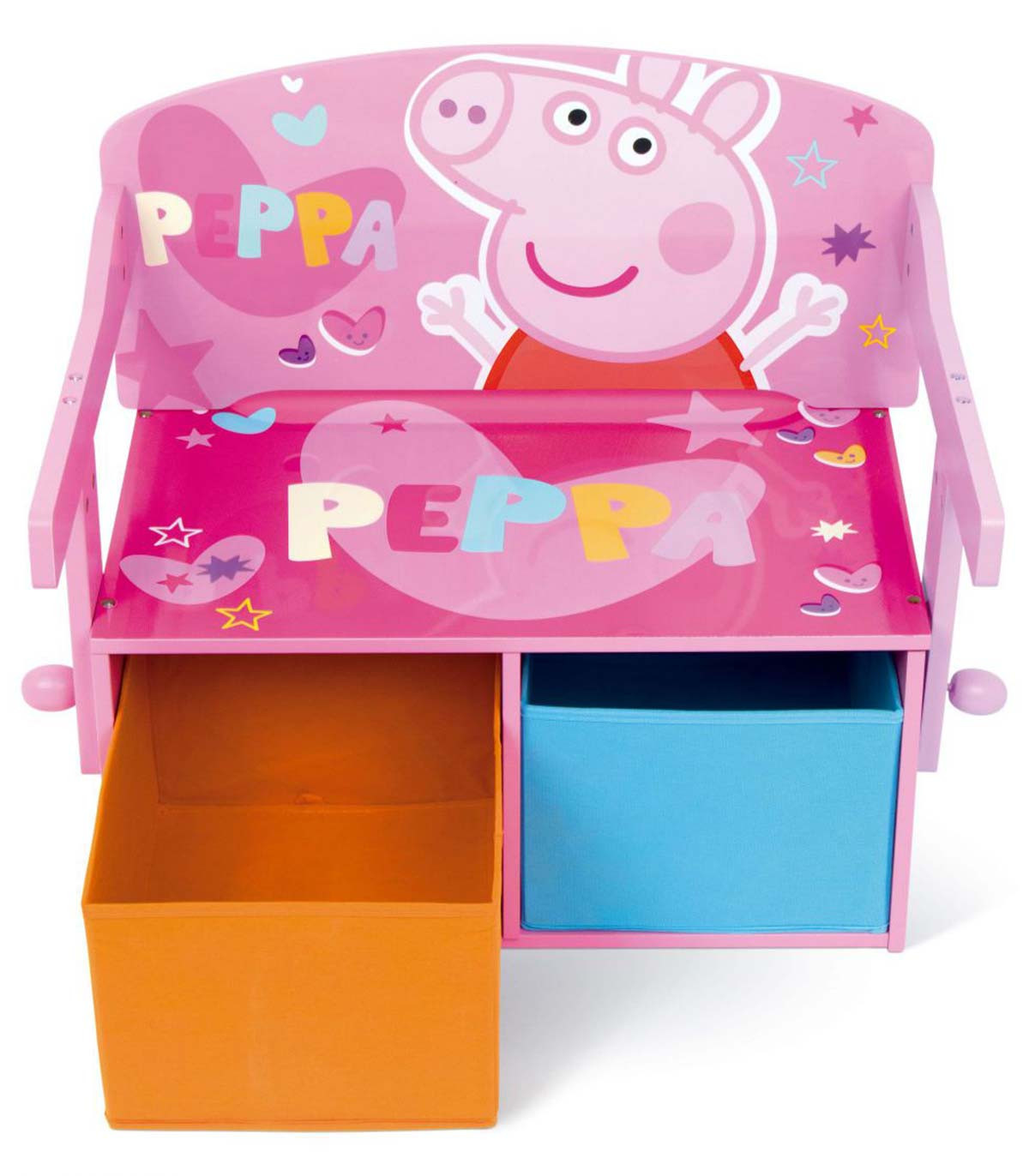 3в1 ДЪРВЕНА ПЕЙКА/БЮРО/ОРГАНАЙЗЕР PEPPA