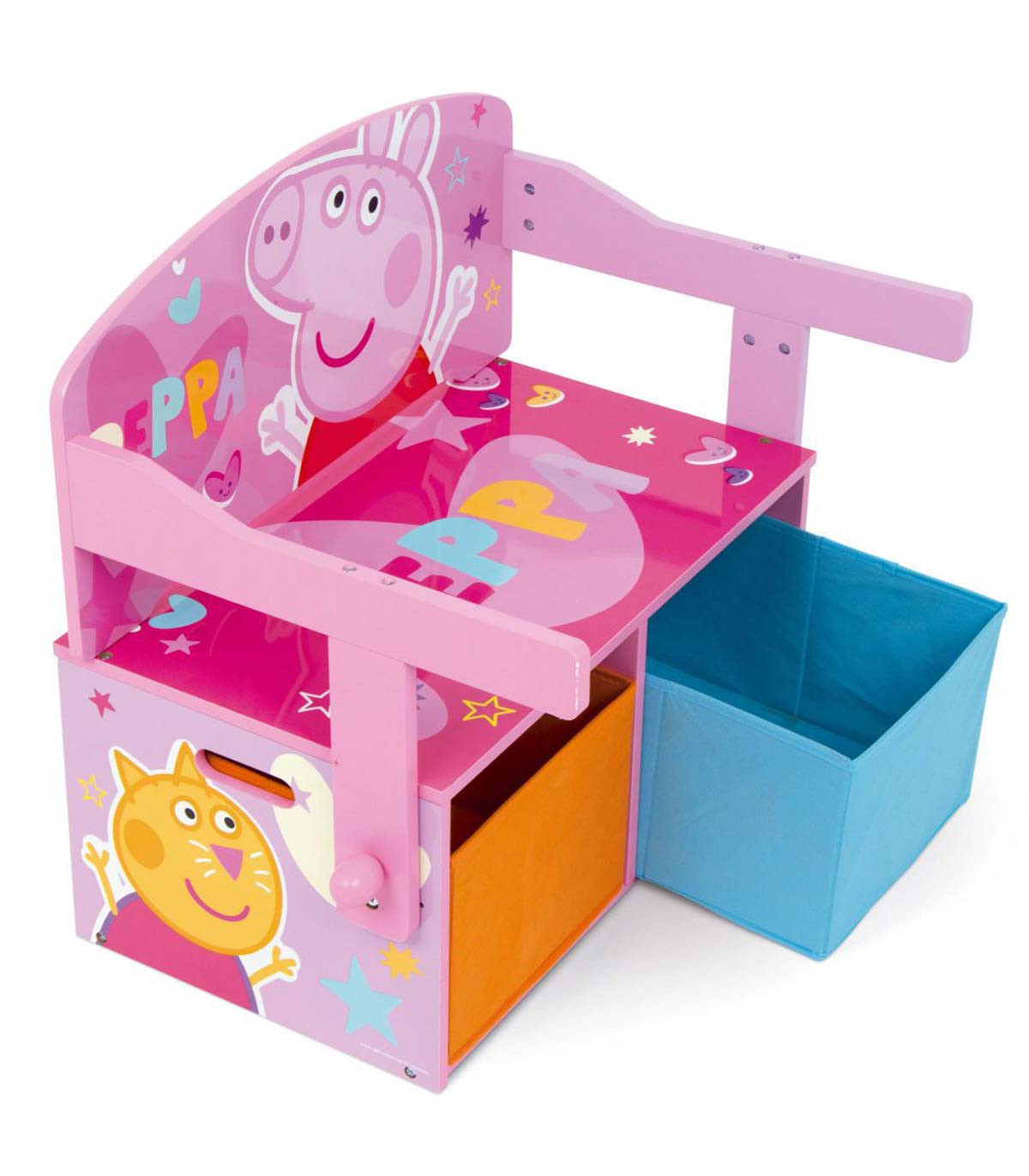 3в1 ДЪРВЕНА ПЕЙКА/БЮРО/ОРГАНАЙЗЕР PEPPA