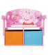 3в1 ДЪРВЕНА ПЕЙКА/БЮРО/ОРГАНАЙЗЕР PEPPA