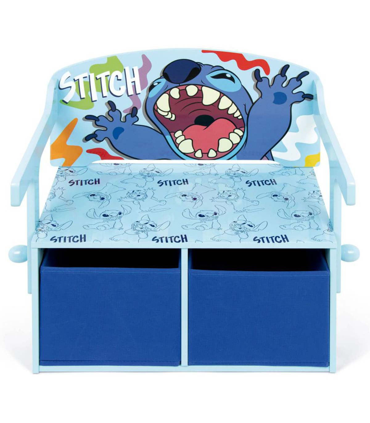 3в1 ДЪРВЕНА ПЕЙКА/БЮРО/ОРГАНАЙЗЕР STITCH
