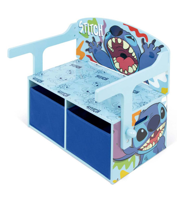 3в1 ДЪРВЕНА ПЕЙКА/БЮРО/ОРГАНАЙЗЕР STITCH