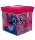 ТАБУРЕТКА КОШ ЗА ИГРАЧКИ 30 СМ STITCH GIRL