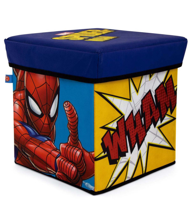 ТАБУРЕТКА КОШ ЗА ИГРАЧКИ 30 СМ SPIDERMAN