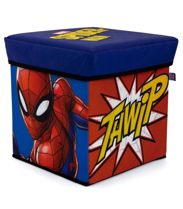 ТАБУРЕТКА КОШ ЗА ИГРАЧКИ 30 СМ SPIDERMAN