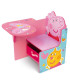 ДЪРВЕНО БЮРО С СТОЛ И ЧЕКМЕДЖЕ PEPPA PIG
