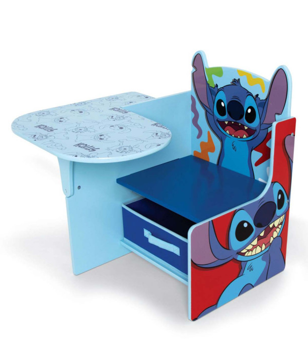 ДЪРВЕНО БЮРО С СТОЛ И ЧЕКМЕДЖЕ STITCH