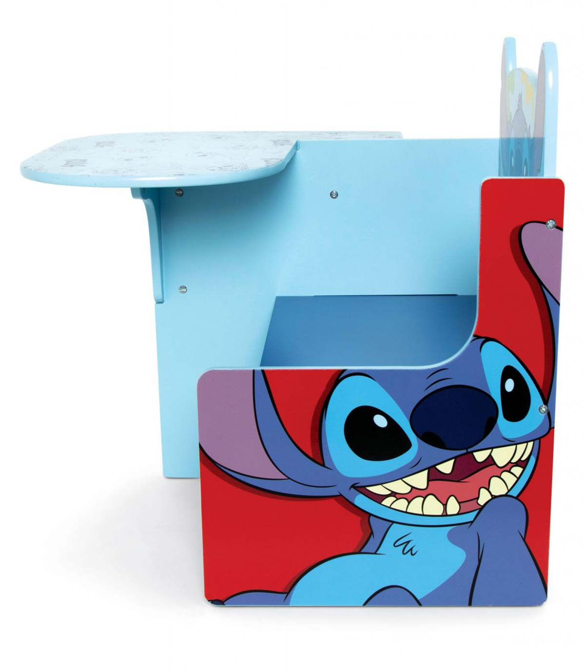 ДЪРВЕНО БЮРО С СТОЛ И ЧЕКМЕДЖЕ STITCH
