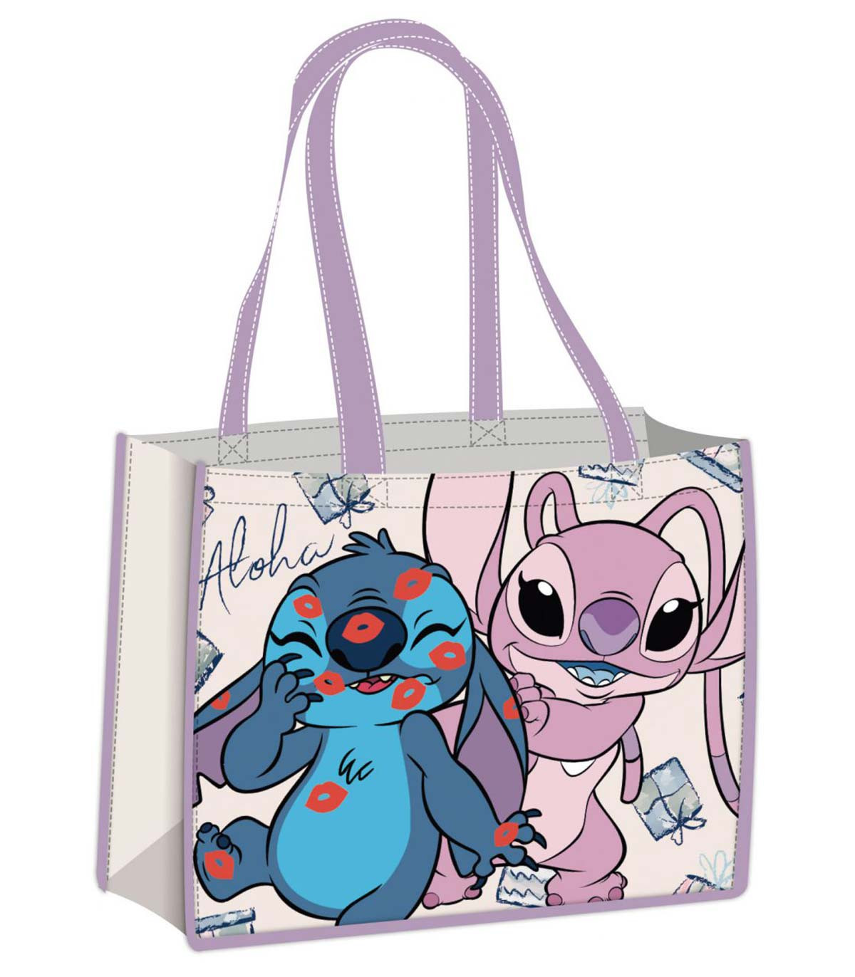 ЧАНТА ЗА ПАЗАРУВАНЕ 44x33.5x16СМ STITCH&LILO