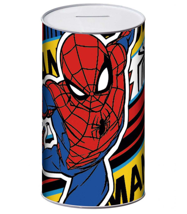 МЕТАЛНА КАСИЧКА 10х10х17.5 СМ SPIDERMAN