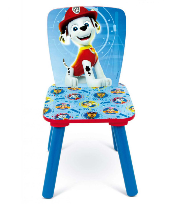 ДЪРВЕНА МАСА С 2 СТОЛА PAW PATROL