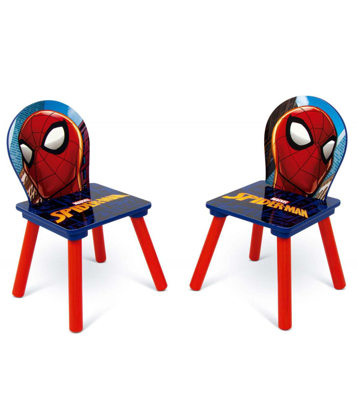 ДЪРВЕНА МАСА С 2 СТОЛА SPIDERMAN