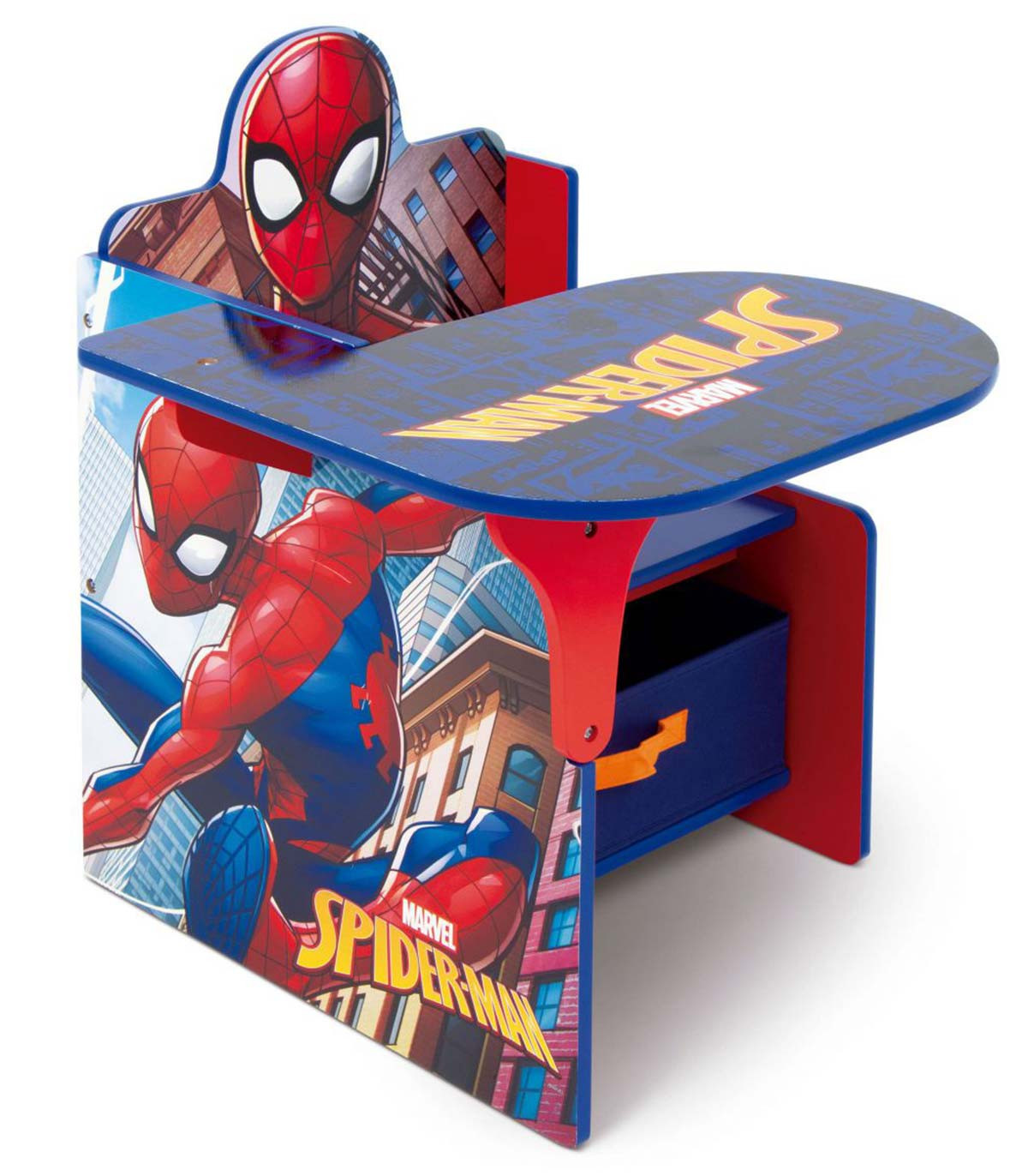 ДЪРВЕНО БЮРО С СТОЛ И ЧЕКМЕДЖЕ SPIDERMAN