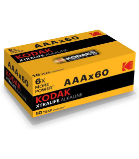 АЛКАЛНА БАТЕРИЯ KODAK XTRALIFE RO3/AAA 1.5V - ОПАКОВКИ И БАТЕРИИ