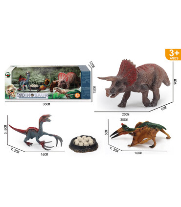 3 ДИНОЗАВЪРА С ЯЙЦА В КУТИЯ - Динозаври