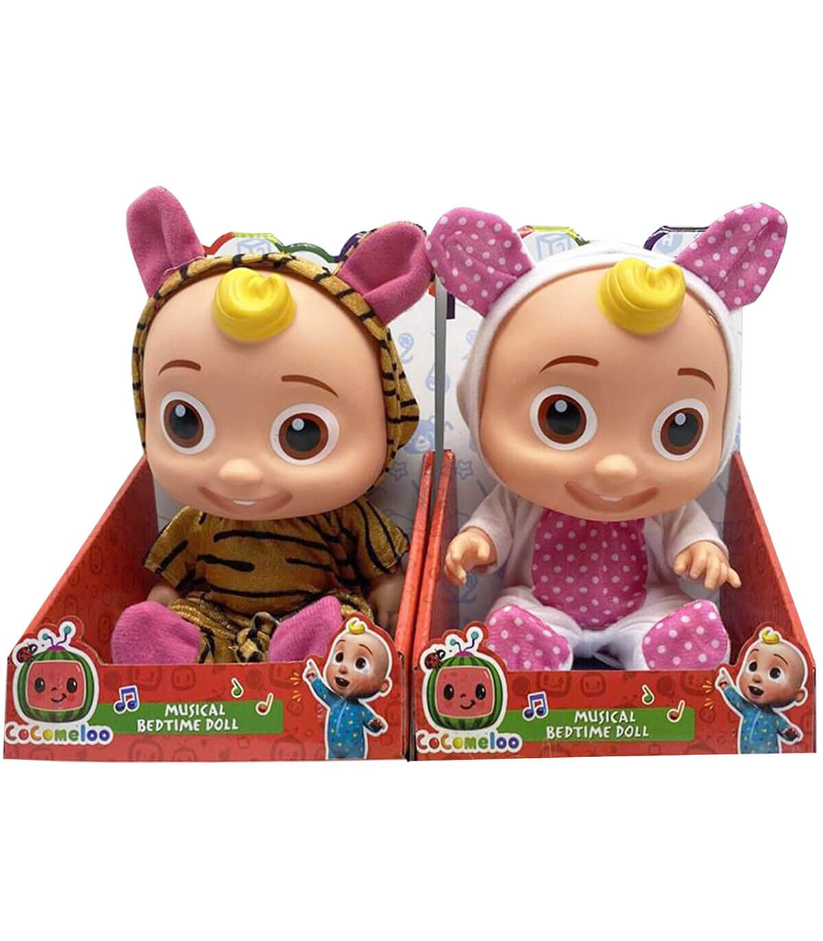 КУКЛА БЕБЕ COCOMELON С ДРЕХИ НА ЖИВОТНИ 2 ВИДА - БЕБЕТА