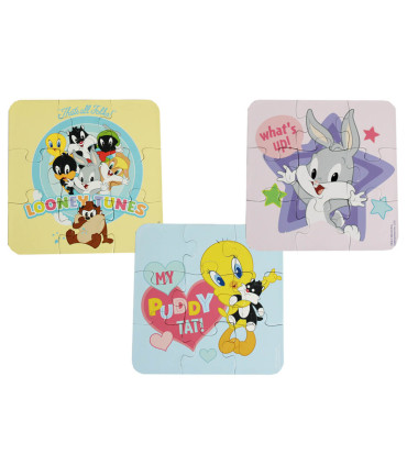 МИНИ ПЪЗЕЛ 3 В 1 LOONEY TUNES - INFANT - ПЪЗЕЛИ И КУБЧЕТА