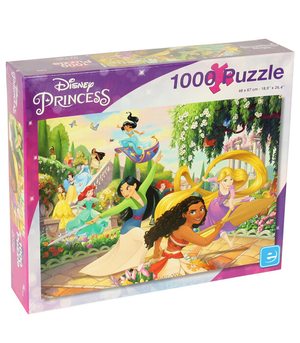 ПЪЗЕЛ DISNEY PRINCESS 1000 ЕЛЕМЕНТА - ПЪЗЕЛИ И КУБЧЕТА
