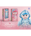 МУЗИКАЛНА МЕКА КУКЛА СЪС СИНЯ РОКЛЯ В КУТИЯ