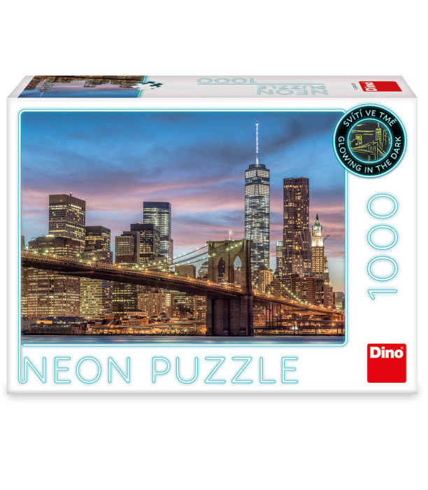 ПЪЗЕЛ NEW YORK 1000 ЧАСТИ НЕОН - ПЪЗЕЛИ И КУБЧЕТА