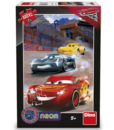 ДЕТСКИ ПЪЗЕЛ CARS 100 XL ЧАСТИ НЕОН - ПЪЗЕЛИ
