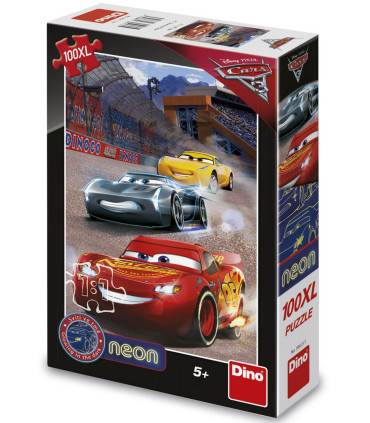 ДЕТСКИ ПЪЗЕЛ CARS 100 XL ЧАСТИ НЕОН - ПЪЗЕЛИ