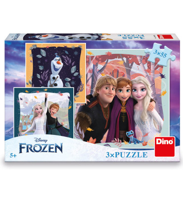 ДЕТСКИ ПЪЗЕЛ FROZEN 3Х55 ЧАСТИ - ПЪЗЕЛИ И КУБЧЕТА